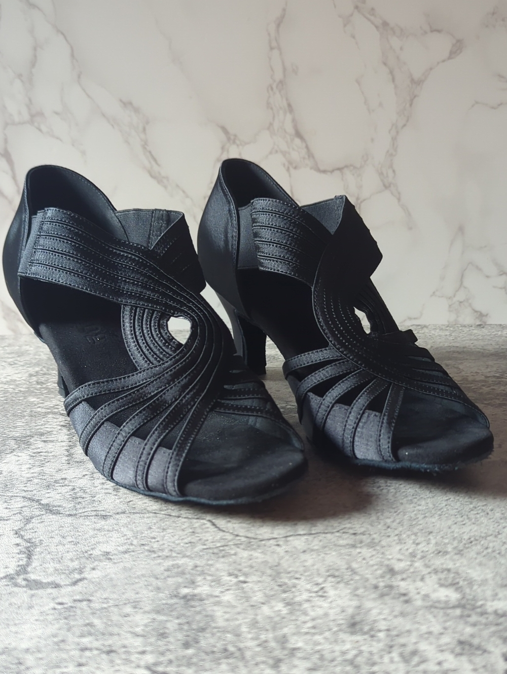 Ballroom Dance Shoes Black Size 8